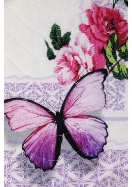 Çift Kişilik Kapitone Yatak Örtüsü Takımı - Lila fiyatları