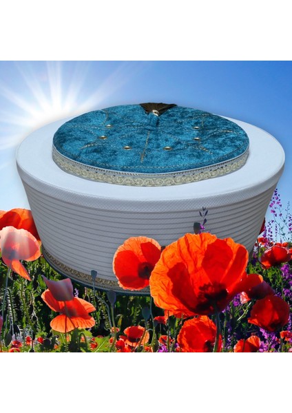 Lüks Turkuaz Sarık,yumuşak Sarık,f Es,cübbe,takke, Başkan Sarık ,S090 indirimleri