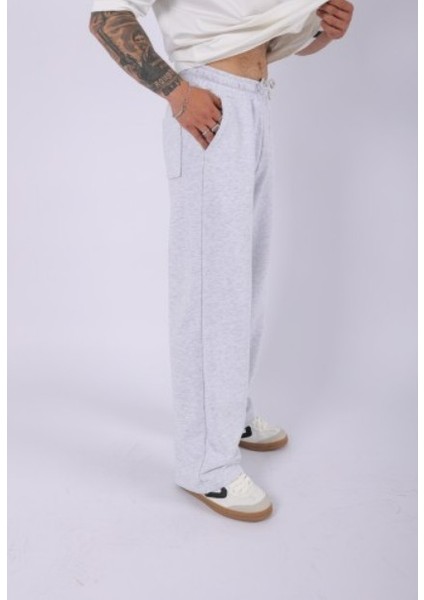 Nakışlı Baggy Eşofman Altı 3 Iplik