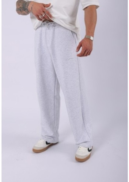 Nakışlı Baggy Eşofman Altı 3 Iplik