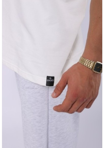 Nakışlı Baggy Eşofman Altı 3 Iplik