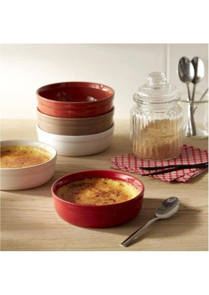Fırın Kabı Creme Brulee 2li Set Ekru Clay