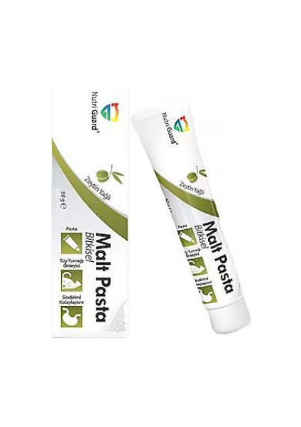 Zeytinyağ Içerikli Bitkisel Tüy Yumağı Önleyici Nutriguard Malt Paste 50GR