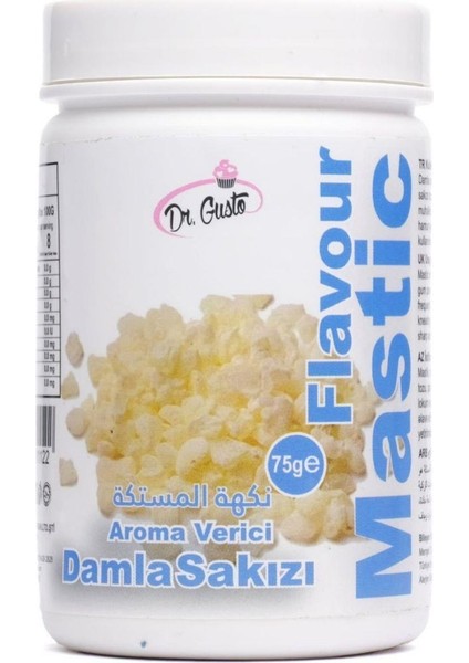 Toz Damla Sakızı 75 gr – Aromatik Doğal Lezzet Verici