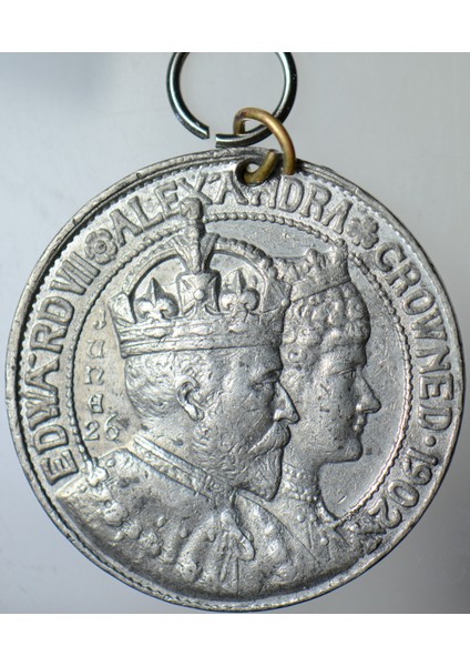 Birleşik Krallık Vıı. Edward Taç Giyme Töreni Anısına Madalyon 1902. Metal 38 mm . fiyatları