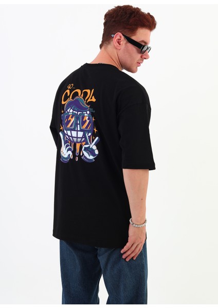 So Cool - Race-Ho-Oversize Tişört | Sırt Baskılı – Minimal Göğüs Desenli Unisex Tshirt indirimleri