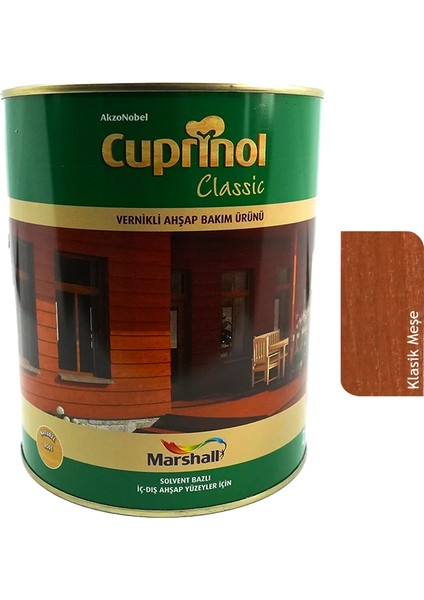 Classic Vernikli Ahşap Koruyucu 2.5 Lt Klasik Meşe