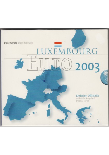 Lüksemburg 2003 Euro Seti 1 Cent - 2 Euro Orijinal Kitinde. Bu Çil Kondisyon. indirimleri
