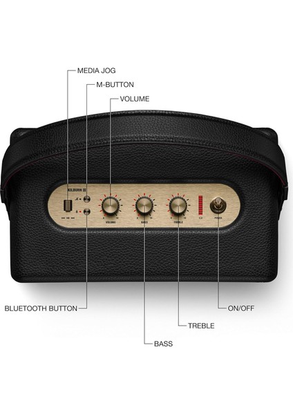 Kilburn Iıı Bluetooth Hoparlör, Blk&brass