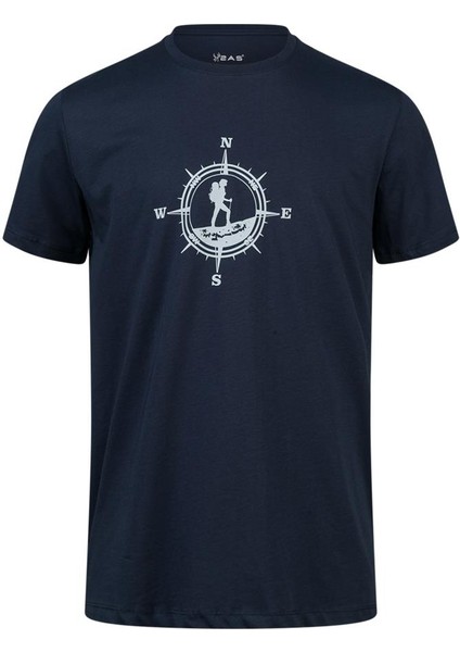 Alex Baskılı Erkek Sıfır Yaka T-Shirt