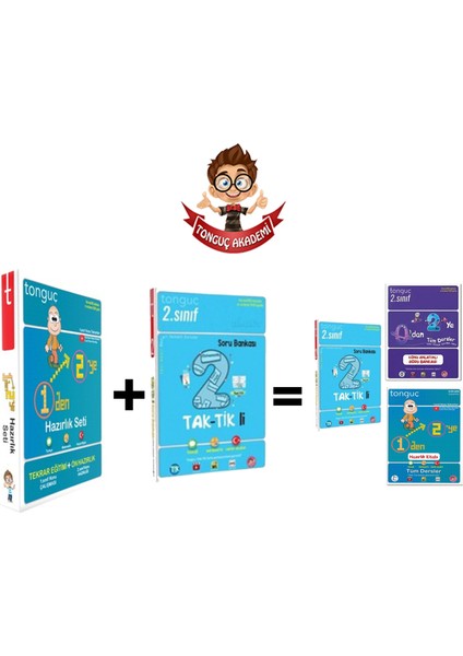 1 Den 2 Ye Hazırlık Seti + 2. Sınıf Taktikli S.b.