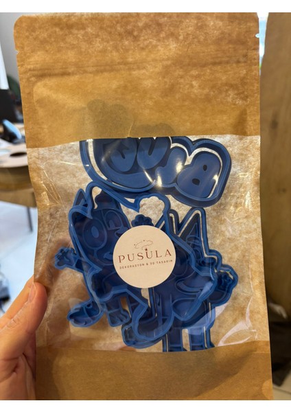 Bluey 3'lü Kurabiye Kalıbı Seti/hamur Kalıbı Seti/hamur Şekillendirici Seti fiyatları
