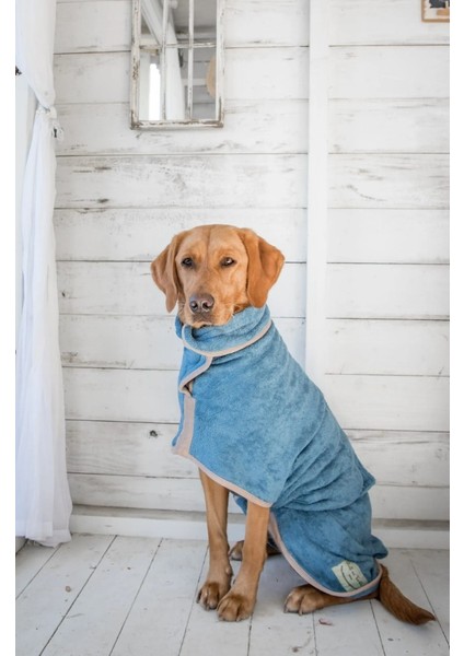 Köpek Bornozu Classic Collection Sandringham Blue modelleri