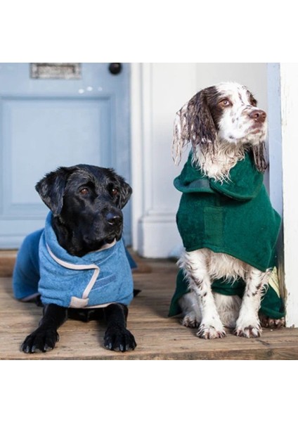 Köpek Bornozu Classic Collection Sandringham Blue fırsatları