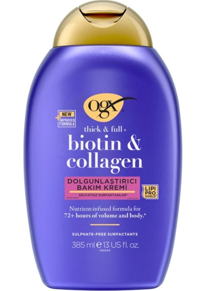 Biotin & Collagen Saç Bakım Kremi 385 ml