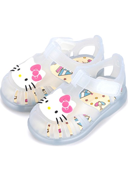 TOBBY V.KITTY Beyaz Unisex Çocuk Düz Sandalet modelleri