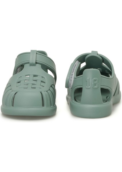 TOBBY SOLID Yeşil Unisex Çocuk Düz Sandalet