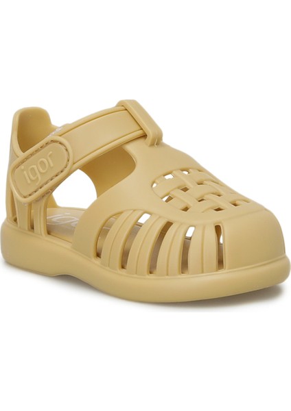 TOBBY SOLID Kahverengi Unisex Çocuk Düz Sandalet fiyatları