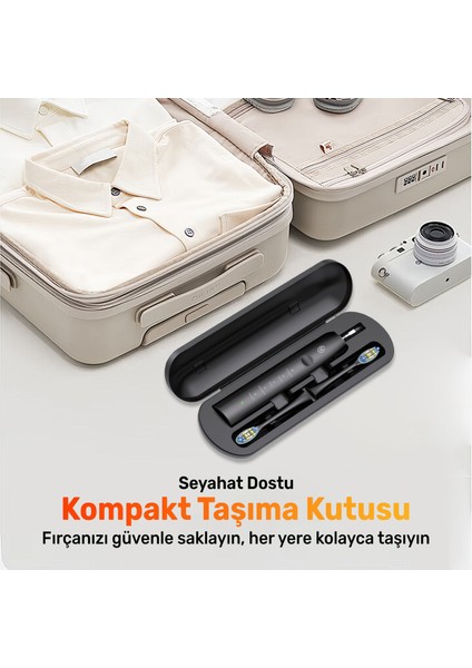 Nicefeel X610-Z Dakikada 40000 Titreşim, Şarjlı Sonic Profesyonel Diş Fırçası