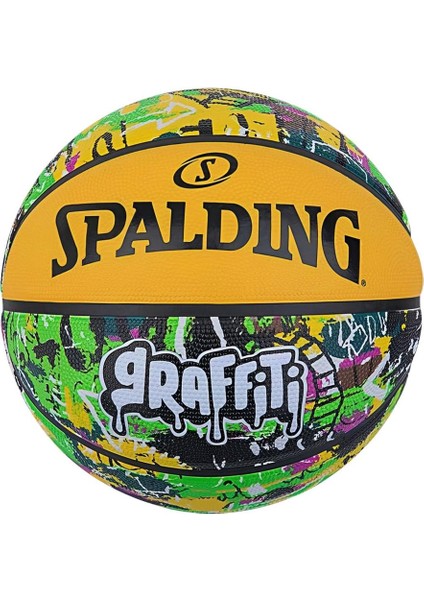 Basket Topu 2021 Green Yellow Graffıtı Sz7 (84374Z