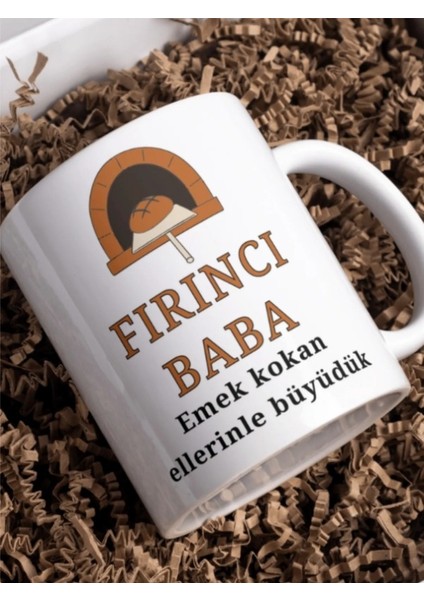 Baba Yazılı Kupa Bardak – Babaya Hediye – Özel Tasarım Seramik Kupa