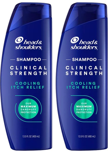 Head & Shoulders Clinical Strength Mentollü Şampuan 400 ml x 2 Adet