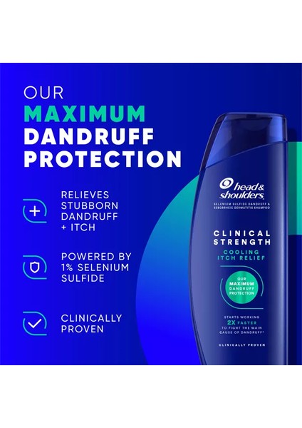 Head Shoulders Clinical Strength Mentollü Kepek Şampuanı 400 ml