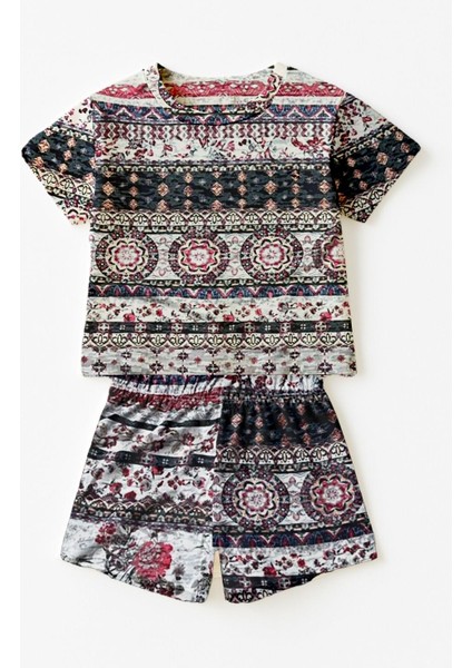 Kız Çocuk Vintagedreams %100 Pamuk Şortlu Takım (3-4 Yaş - 8-9 Yaş)