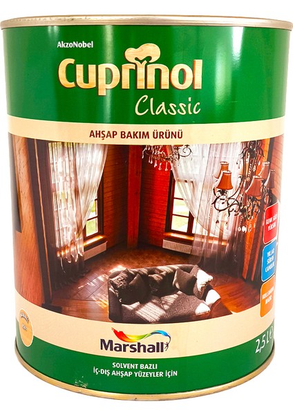 Classic Verniksiz Ahşap Koruyucu 2.5 Lt Naturel (Renksiz)