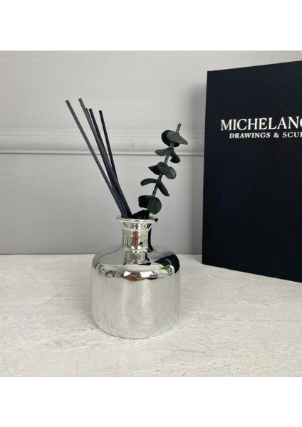 Lüks Seramik Oda Kokusu Koku Dahil Gümüş