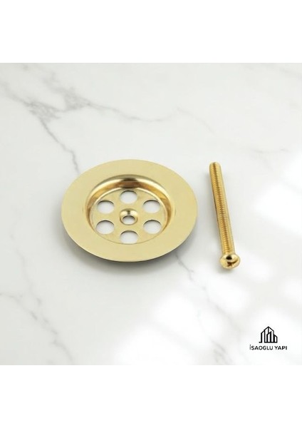 Isaoğlu Yapı Gold Lavabo Sifonu Bronz Süzgeç Bakır Vida Dahil Lavabo Gideri modelleri