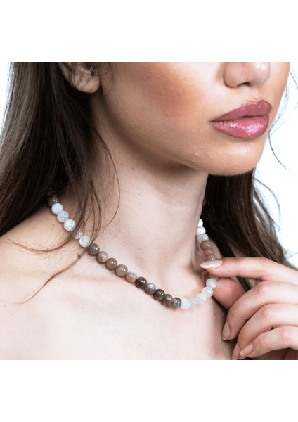 - Noema - Ay Taşı Doğal Taş Kolye