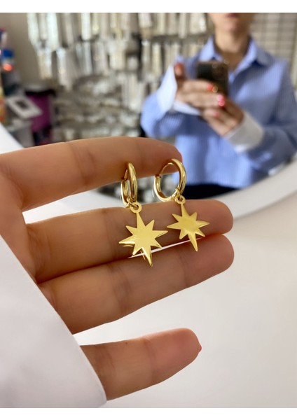 Çelik Kişiye Özel Isimli Küpe modelleri