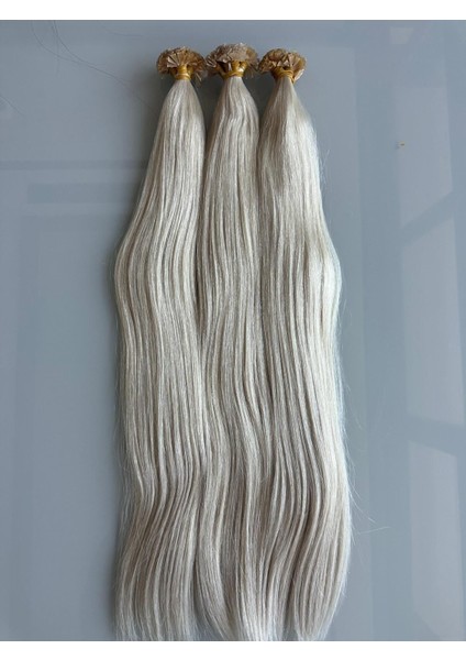 Hindistan Sarı Keratin Uçlu Kaynak Saç 75 cm 200 Adet