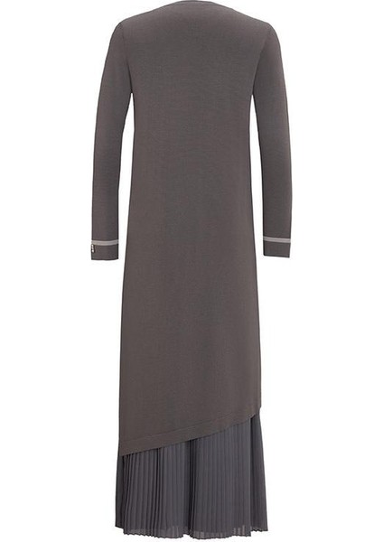 Antrasit Düz Renk Plise Şifon Etek T25Y-2001 fiyatları