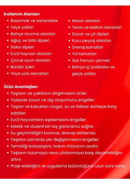 Taş Ve Kabuk Sabitleyici - Yapıştırıcı | Su Bazlı Taşstop 5kg | Çakıl Dağılmasına Son! indirimleri