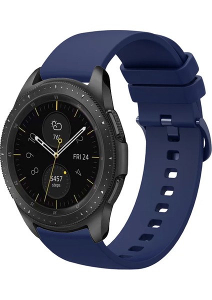 Samsung Galaxy Watch 42MM ile Uyumlu Kordon Jel Silikon Tokalı Kayış