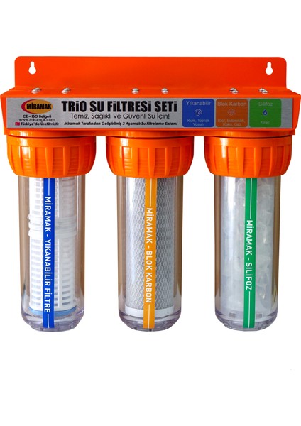 Trio 3'lü Daire Girişi Filtre fiyatları