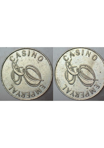 Casıno Emperyal Eski Jeton. 28 mm Çapında.