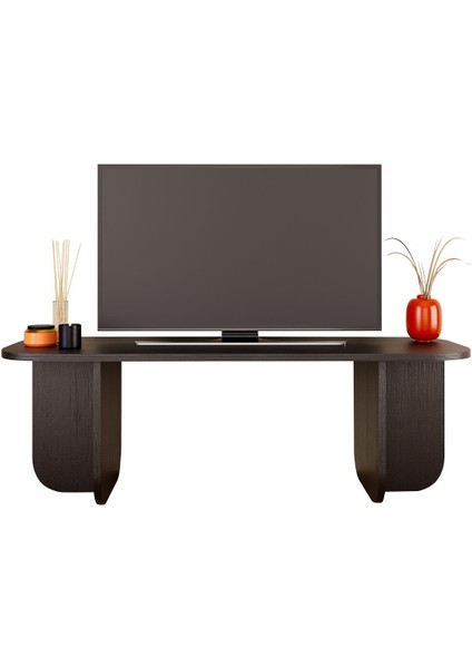 B0050 Beca Tv Ünitesi 100 cm Siyah Tv Sehpası Televizyon Ünitesi, Minimalist, Modern, 45 Inç Tv modelleri