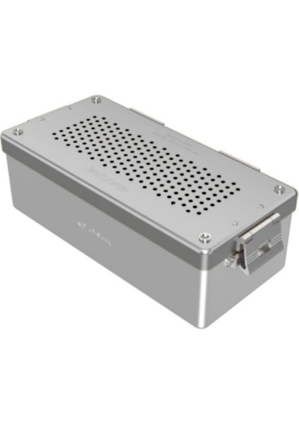 Mini Sterilizasyon Konteyner Sistemi 30X14X5CM Alüminyum Gövdeli Cerrahi Alet Taşıma Eğitim Materyali
