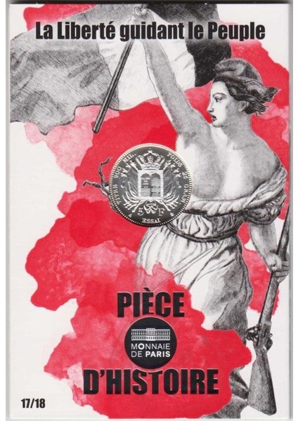 Fransa Hatıra 10 Euro 2019 Gümüş. Özel Tanıtım Kartında. Louıs-Phılıppe 5 Frank Deneme Baskısı Görselli. Ultra Çil Kondisyon. 17 Gram. Nadir.