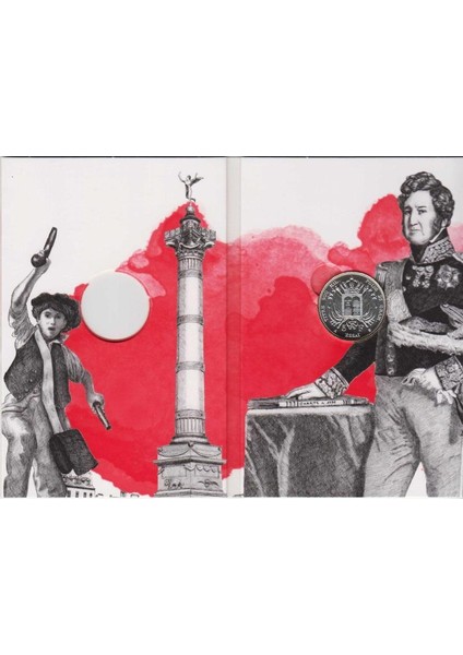 Fransa Hatıra 10 Euro 2019 Gümüş. Özel Tanıtım Kartında. Louıs-Phılıppe 5 Frank Deneme Baskısı Görselli. Ultra Çil Kondisyon. 17 Gram. Nadir. modelleri