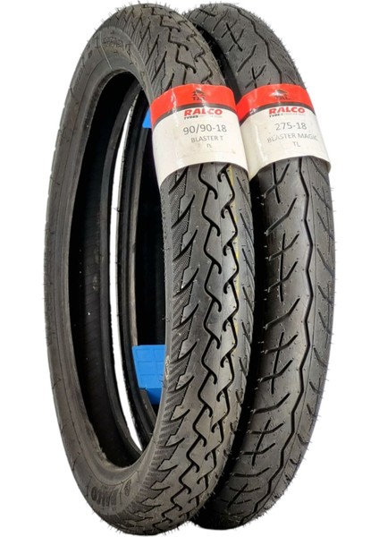 Honda Cbf 150/CB 125E, Küba TK03, Mondial, Kanuni, 275-18 ve 90/90-18 Tl Dubleks Lastik Set