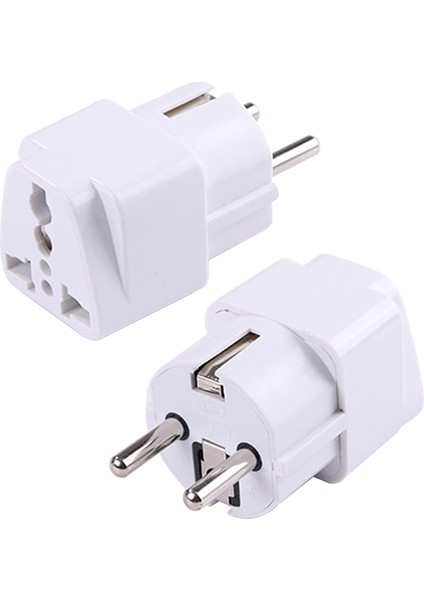 Ab'den Abd/ingiltere/au'ya Soket Dönüştürücü, 250V Ac Seyahat Fiş Soket Adaptörü, Avrupa Ülkeleri Şarj Evrensel Fiş/soket Dönüştürücü Adaptörü 1 Adet