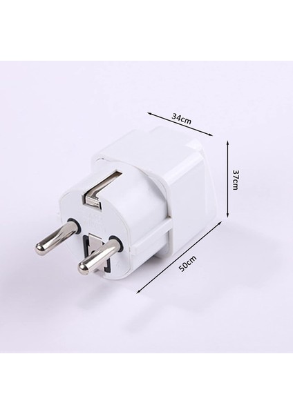 Ab'den Abd/ingiltere/au'ya Soket Dönüştürücü, 250V Ac Seyahat Fiş Soket Adaptörü, Avrupa Ülkeleri Şarj Evrensel Fiş/soket Dönüştürücü Adaptörü 1 Adet