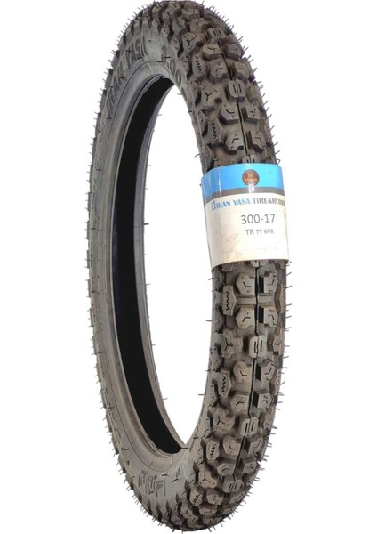 Yasa Tr Arka Yol/toprak Motosiklet Lastiği 300-17 Tt (Iç Lastikle Kullanıma Uygundur)6pr fiyatları