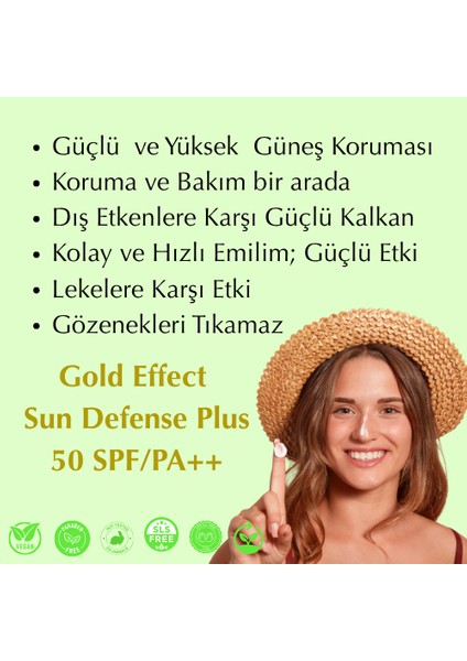 Gold Effect Sun Defense Plus 50SPF/PA++