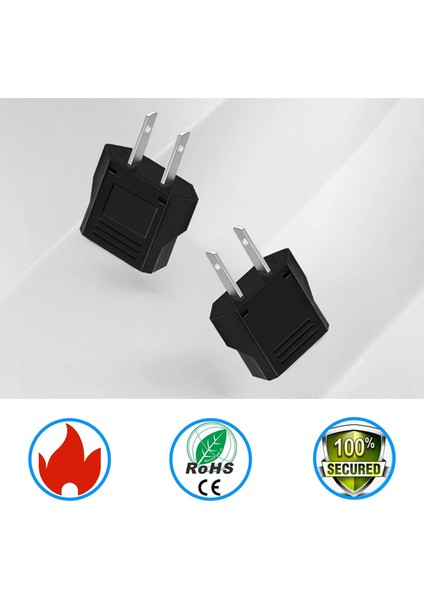 Seyahat Adaptörü Ab Adaptörü Abd Fişi Seyahat Fişi Almanya - Abd Fiş Adaptörü Avrupa/abd/çin/japonya/kanada/meksika Evrensel Adaptör Siyah Priz 1 Adet fiyatları