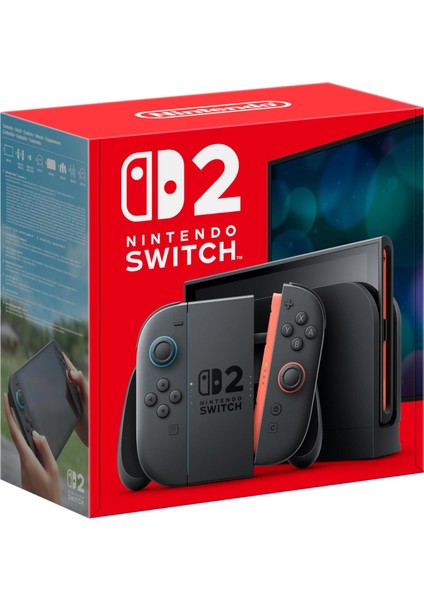 Switch 2 Konsolu – Neon Blue & Red Joy-Con (2025 Model)